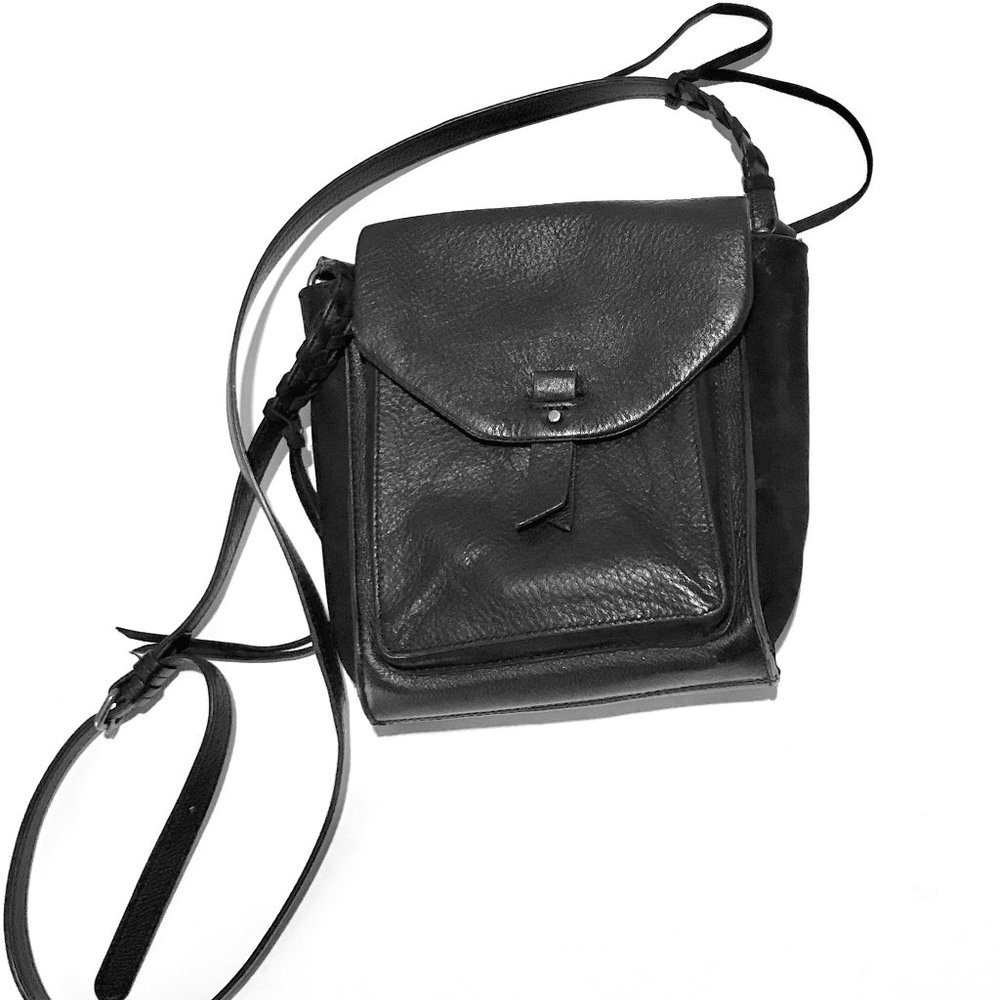 LikeNew Lucky Brand Genuine Leather Cross Body Bag